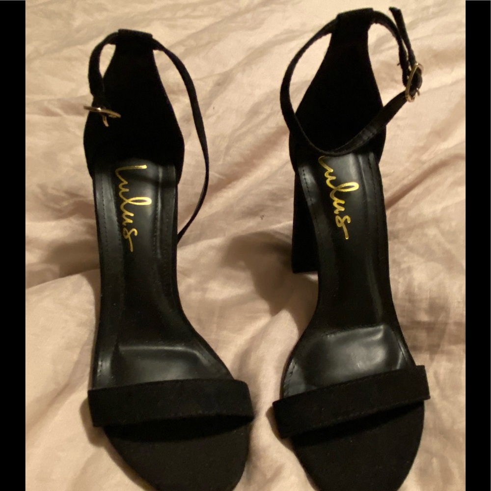 Lulus black Sandals